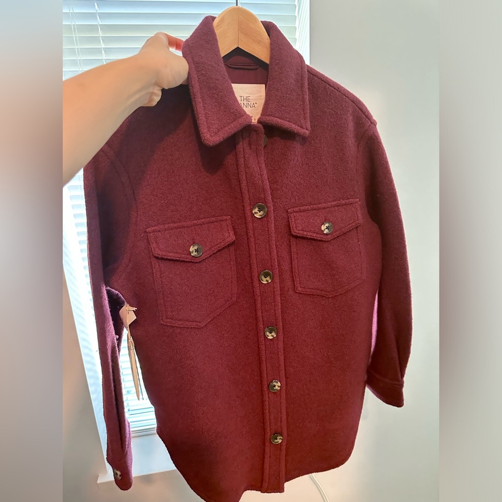 Wilfred Burgundy Jacket